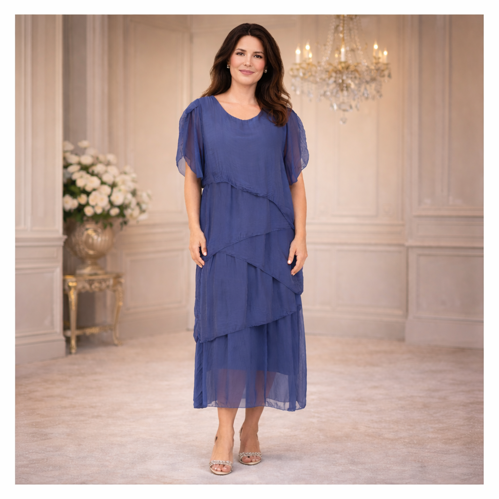 SILK DRESS ITALY (S)