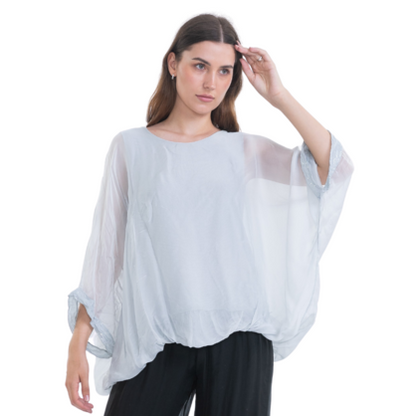 VERA MAY PERLA ITALIAN SILK TOP 2911