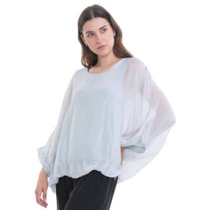 VERA MAY PERLA ITALIAN SILK TOP 2911