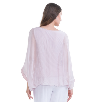 VERA MAY ROSA ITALIAN SILK TOP 2911