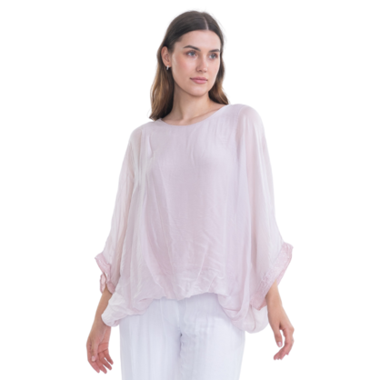 VERA MAY ROSA ITALIAN SILK TOP 2911
