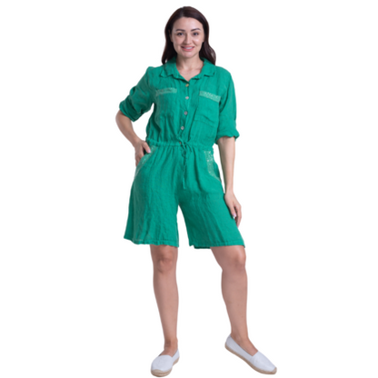 ITALIAN LINEN JUMPSUIT