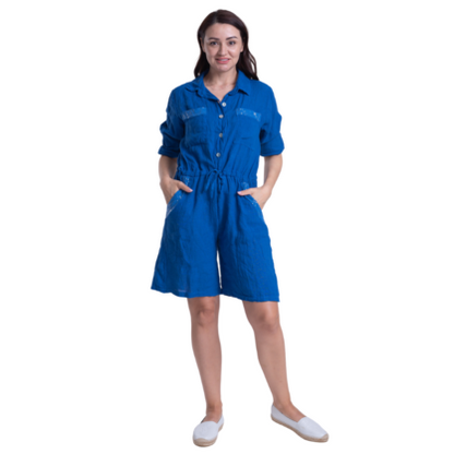 ITALIAN LINEN JUMPSUIT