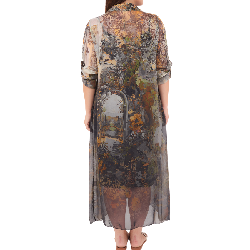 SILK DRESS ITALY (S)