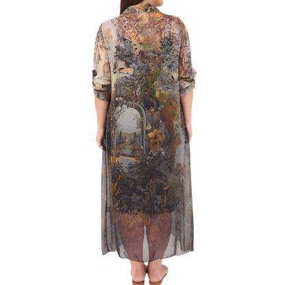 SILK DRESS ITALY (S)