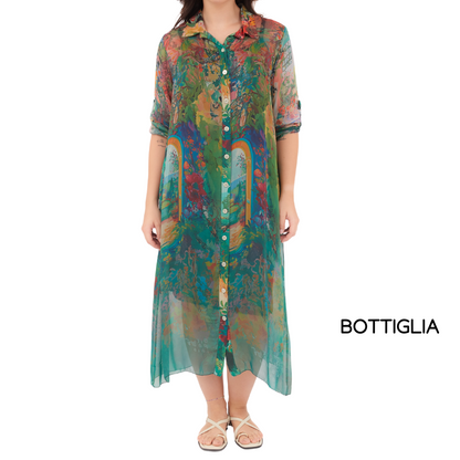 SILK DRESS ITALY (S)