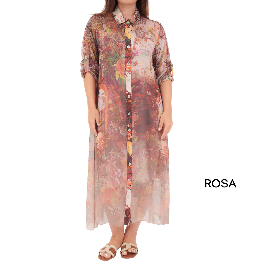 SILK DRESS ITALY (S)