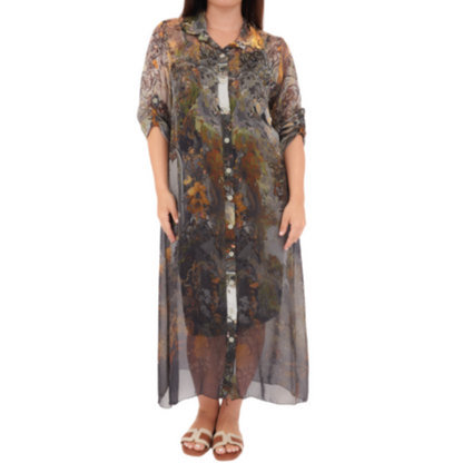 VERA MAY NERO ITALIAN SILK DRESS 29262
