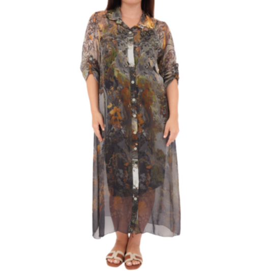 VERA MAY NERO ITALIAN SILK DRESS 29262