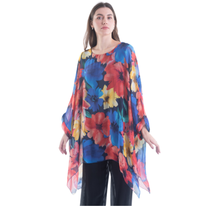 VERA MAY MARGHERITA ITALIAN SILK TOP 3171C