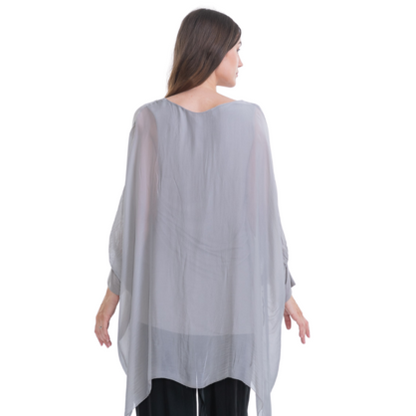VERA MAY FANGO ITALIAN SILK TOP 3666