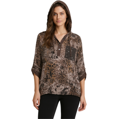 VERA MAY ITALIAN MORO VISCOSE TOP 55690