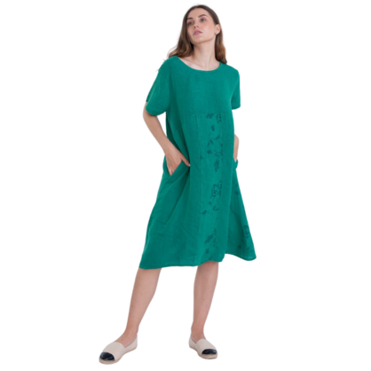 VERA MAY ITALIAN LINEN GUCCI DRESS 6002
