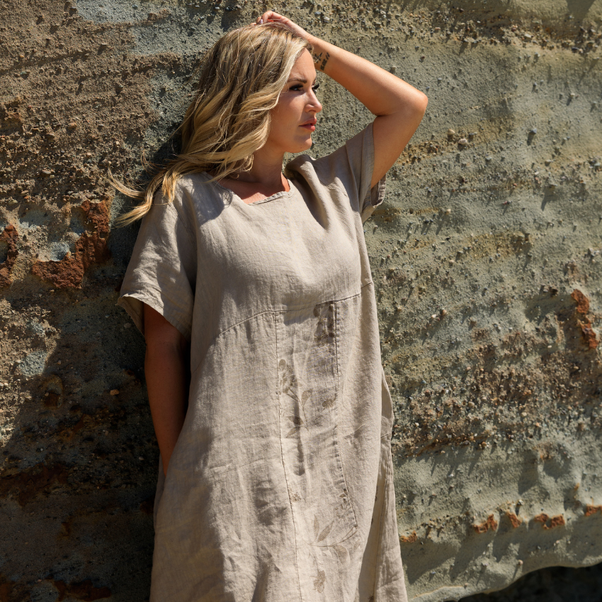 ITALIAN LINEN DRESS