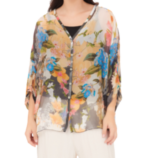 VERA MAY NERO ITALIAN SILK TOP 60233