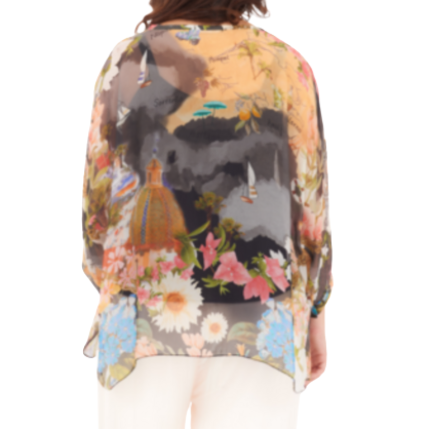 VERA MAY NERO ITALIAN SILK TOP 60233