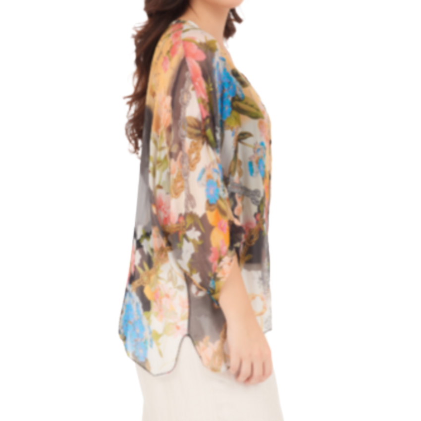 VERA MAY NERO ITALIAN SILK TOP 60233