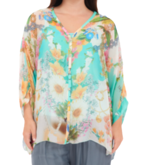 VERA MAY TIFFANY ITALIAN SILK TOP 60233