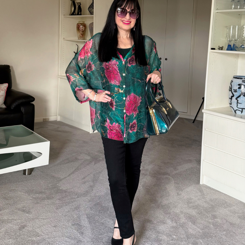 60234 Bottiglia Vera May Italian Silk Top