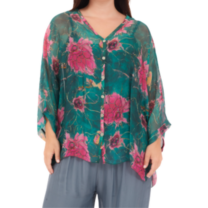 60234 Bottiglia Vera May Italian Silk Top