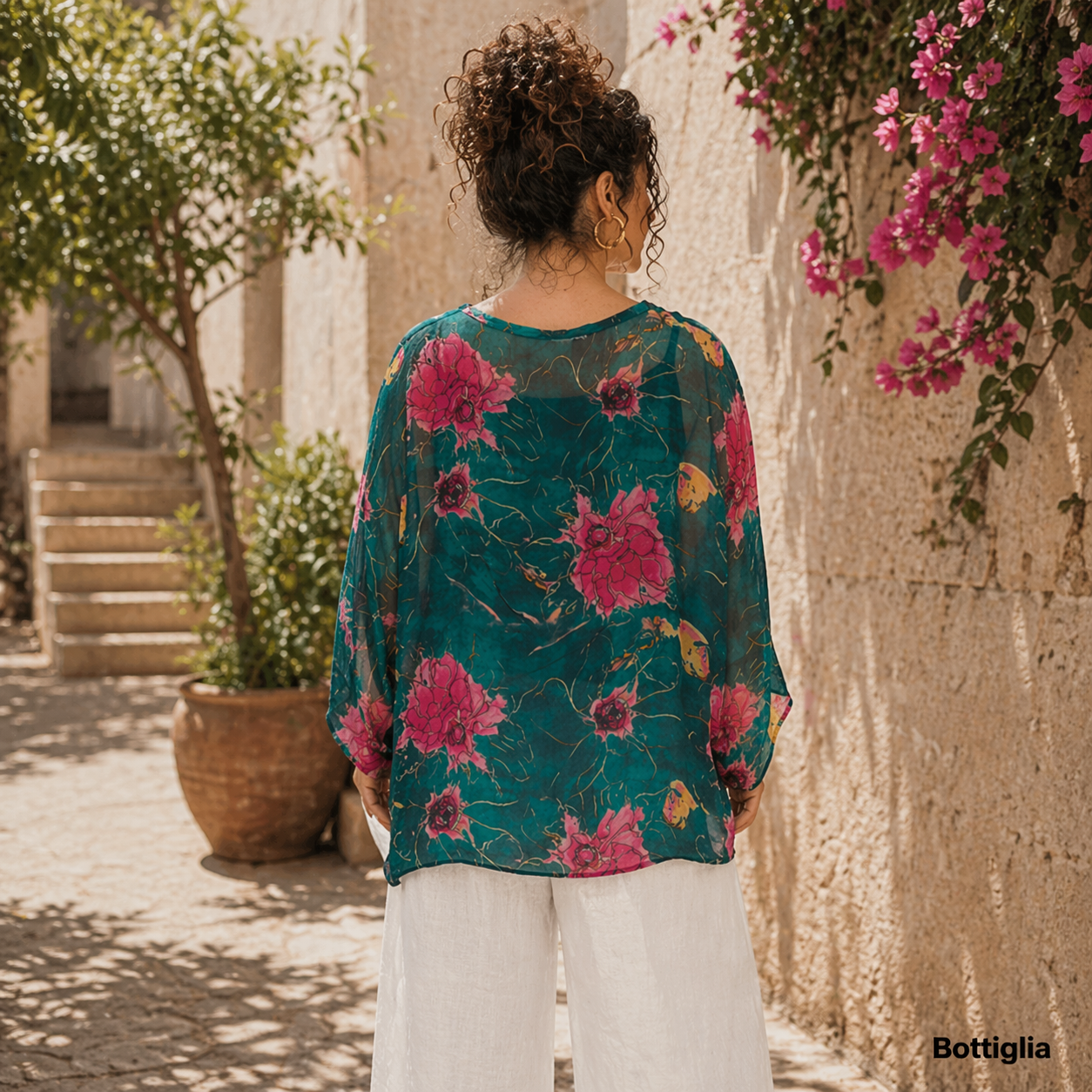 60234 Bottiglia Vera May Italian Silk Top