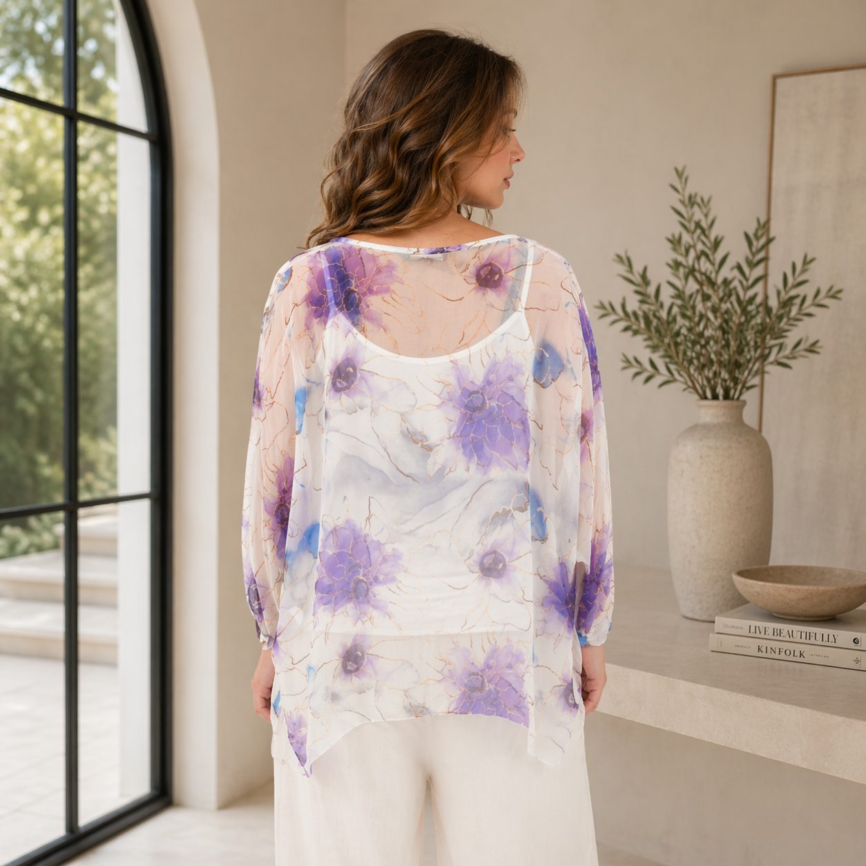 ITALIAN SILK TOP (N)