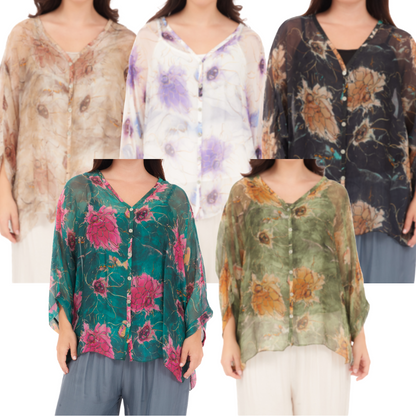 ITALIAN SILK TOP (N)