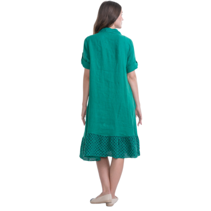 VERA MAY ITALIAN LINEN GUCCI DRESS 6048