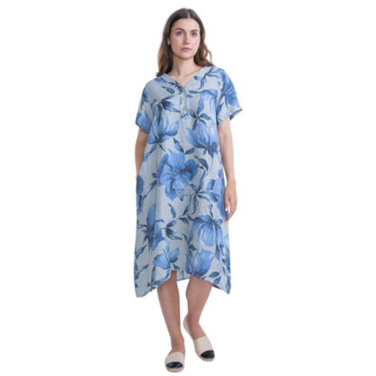 6049 PERLA ITALIAN LINEN DRESS