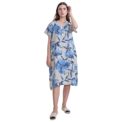 6049 SABBIA ITALIAN LINEN DRESS