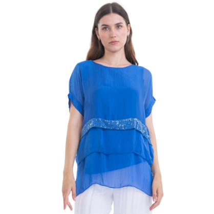 VERA MAY CINA ITALIAN SILK TOP 6063