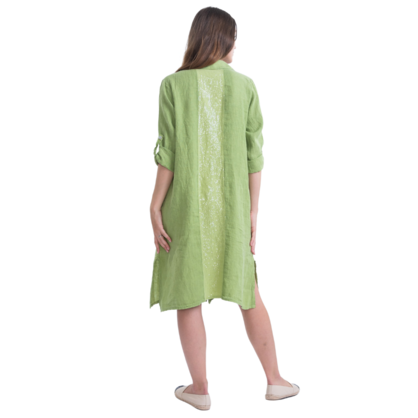 6071 MELA ITALIAN LINEN DRESS