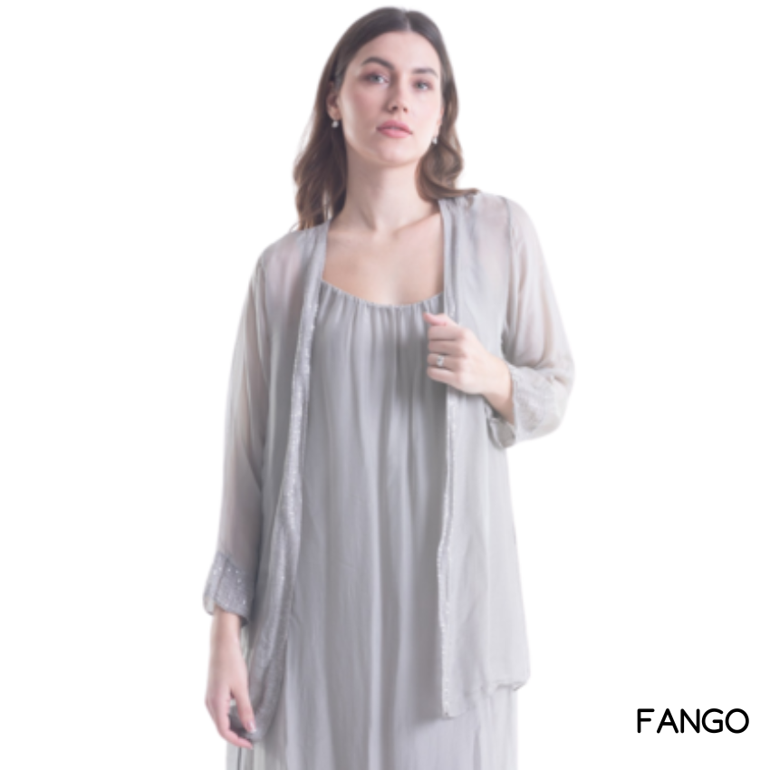 ITALIAN SILK CARDIGAN