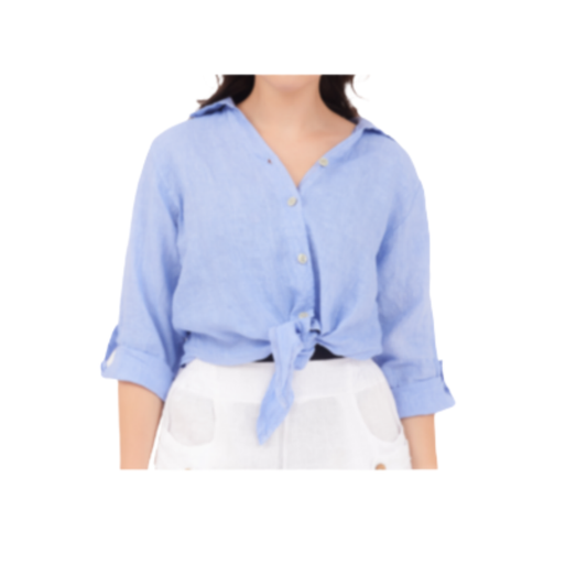 6102 IRIS LINEN TOP