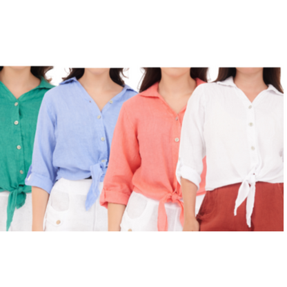 LINEN TOP ITALY (S)