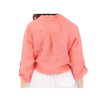 6102 CORALLO LINEN TOP