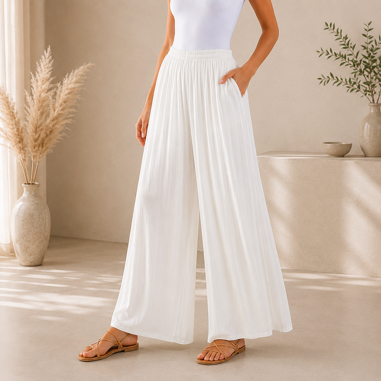ITALIAN SILK PANT