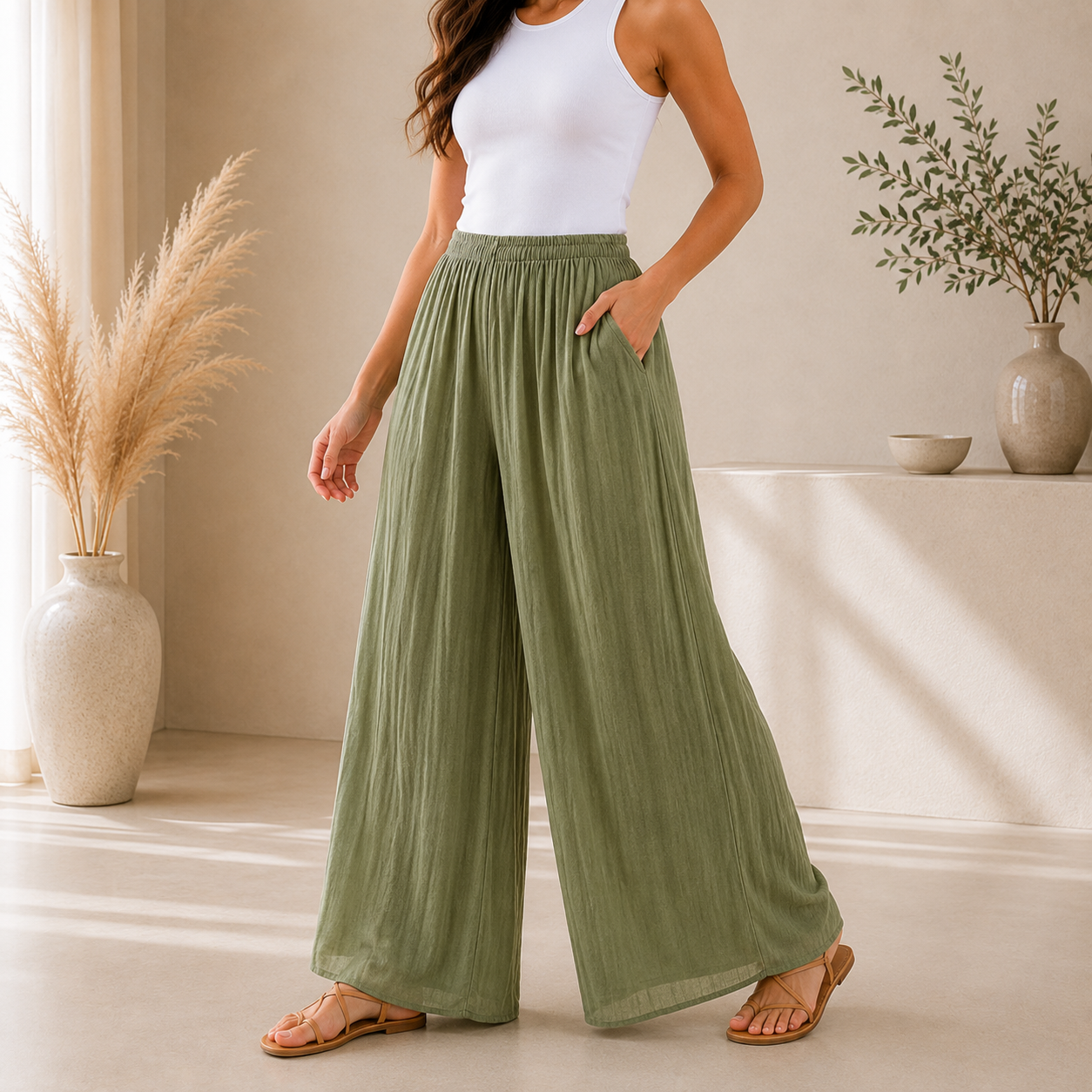 ITALIAN SILK PANT