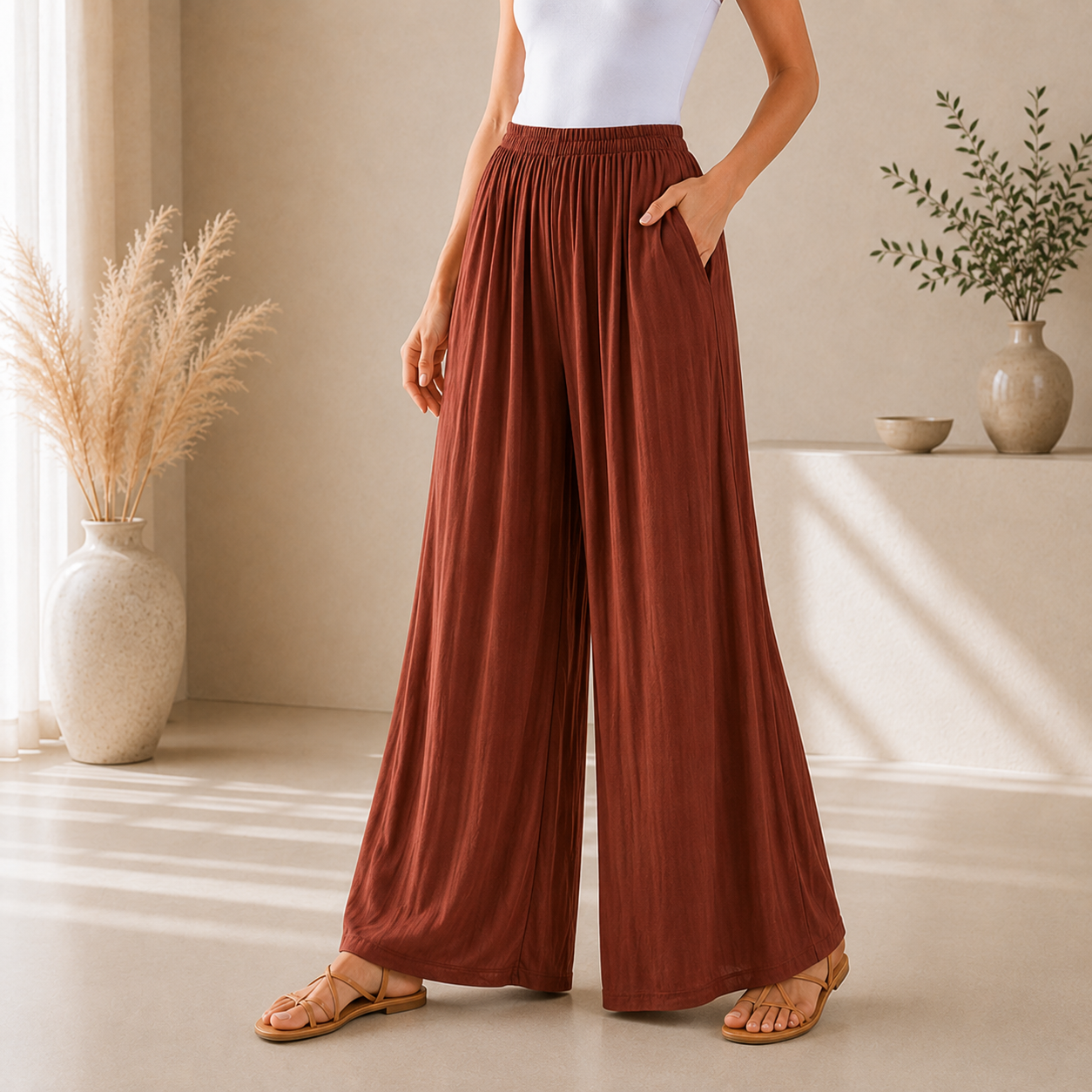 ITALIAN SILK PANT