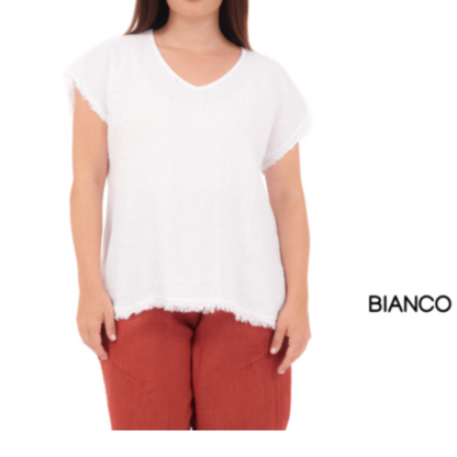 ITALIAN LINEN/COTTON TOP (S)