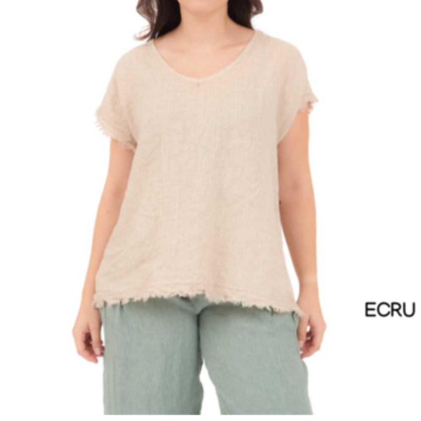ITALIAN LINEN/COTTON TOP (S)