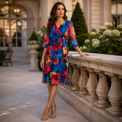 ITALIAN SILK DRESS