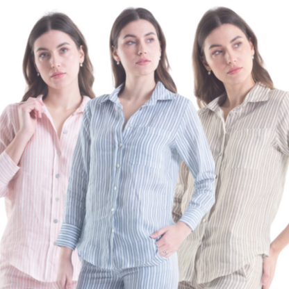 FRENCH LINEN TOP
