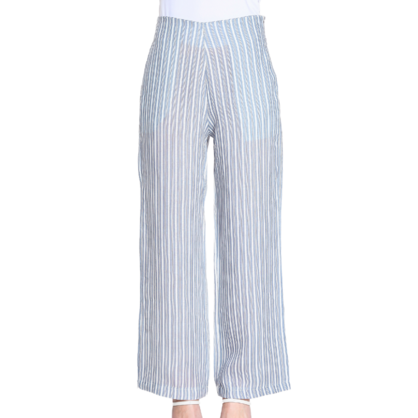 VERA MAY FRENCH LINEN JEANS BLUE PANT 6201
