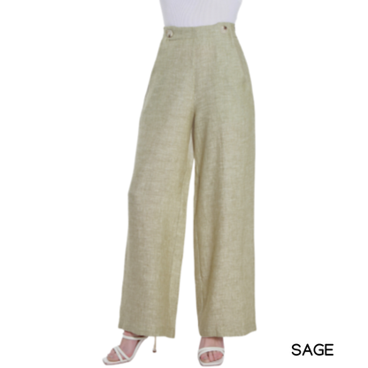 FRENCH LINEN PANT
