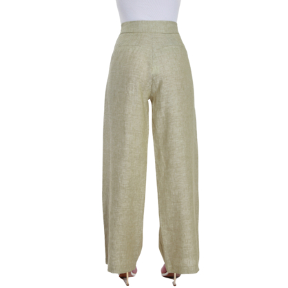 VERA MAY FRENCH LINEN SAGE PANT 6204