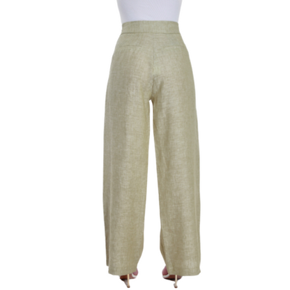 VERA MAY FRENCH LINEN SAGE PANT 6204