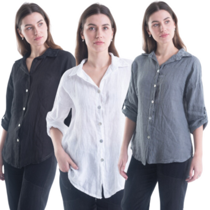 ITALIAN LINEN TOP