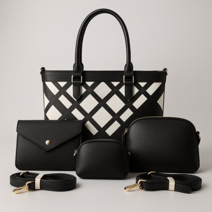 VERA MAY HAYMAN BLACK  VEGAN FASHION HANDBAG