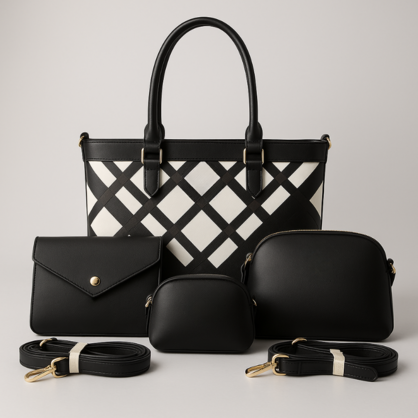 VERA MAY HAYMAN BLACK  VEGAN FASHION HANDBAG